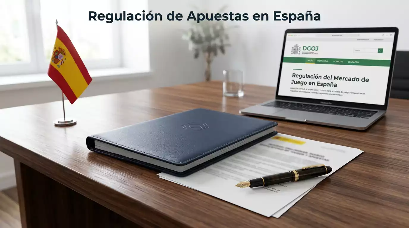 Documentos oficiales de regulación de apuestas deportivas en España con sello de la DGOJ