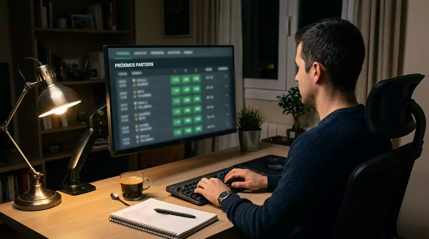 Pantalla de cuotas de apuestas deportivas mostrando mercados de un partido de fútbol de la MLS